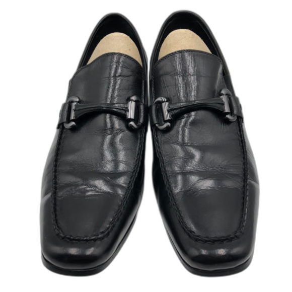 Kenneth Cole Victory at Lastle Men's Black Leather Slip On Dress Shoes 11.5M - Picture 7 of 13